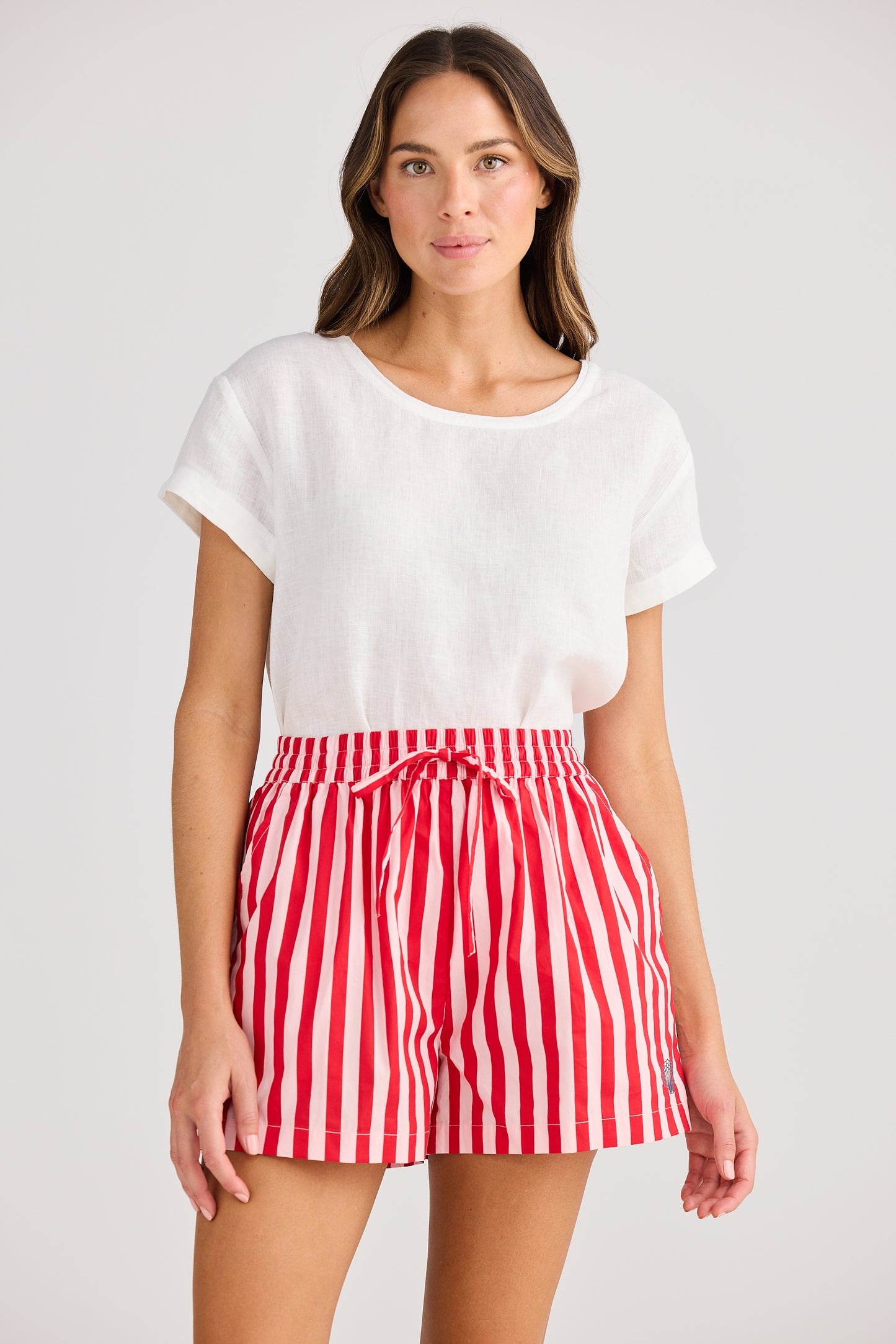Adrift Short (Red Stripe)