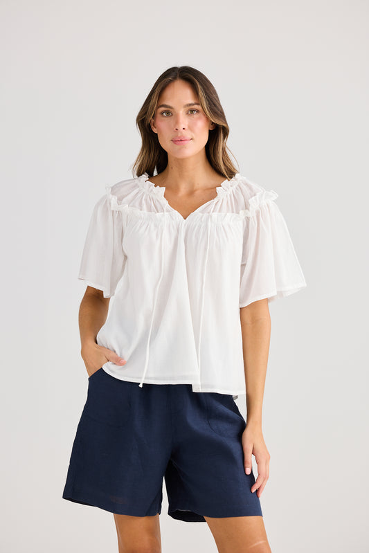 Soliel Top (White)