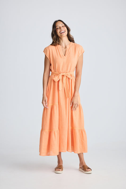 Avery Dress (Coral)