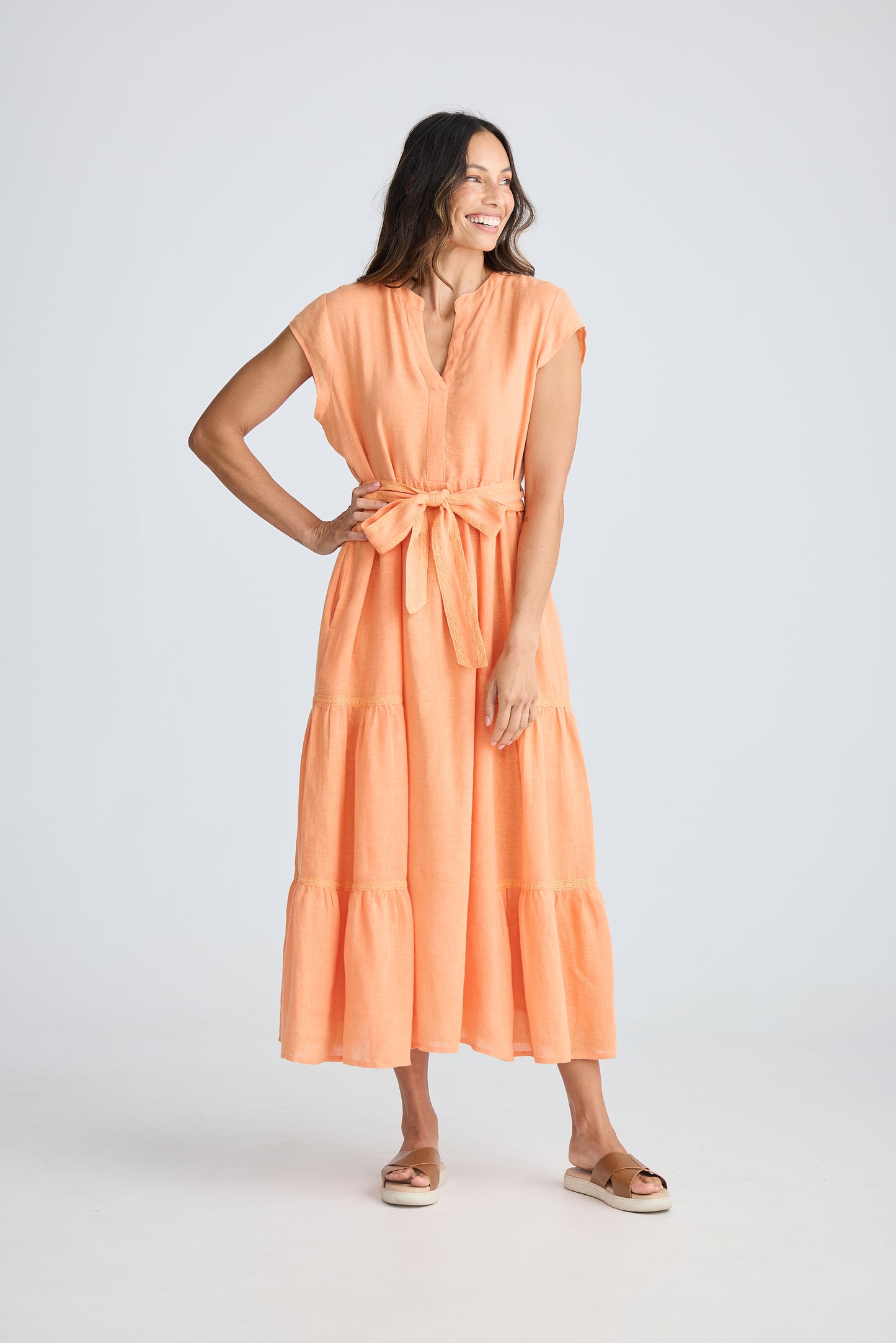 Avery Dress (Coral)