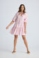 Avery Mini Dress (Painterly Stripe)