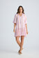 Avery Mini Dress (Painterly Stripe)