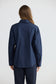 Holiday Fae Cotton Button Through Shirt in Navy | Women's Shirts | Gretel Lane