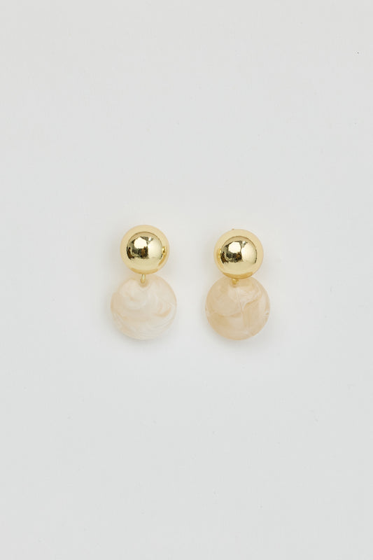 Pino Earrings (Creme)