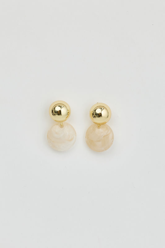 Pino Earrings (Creme)