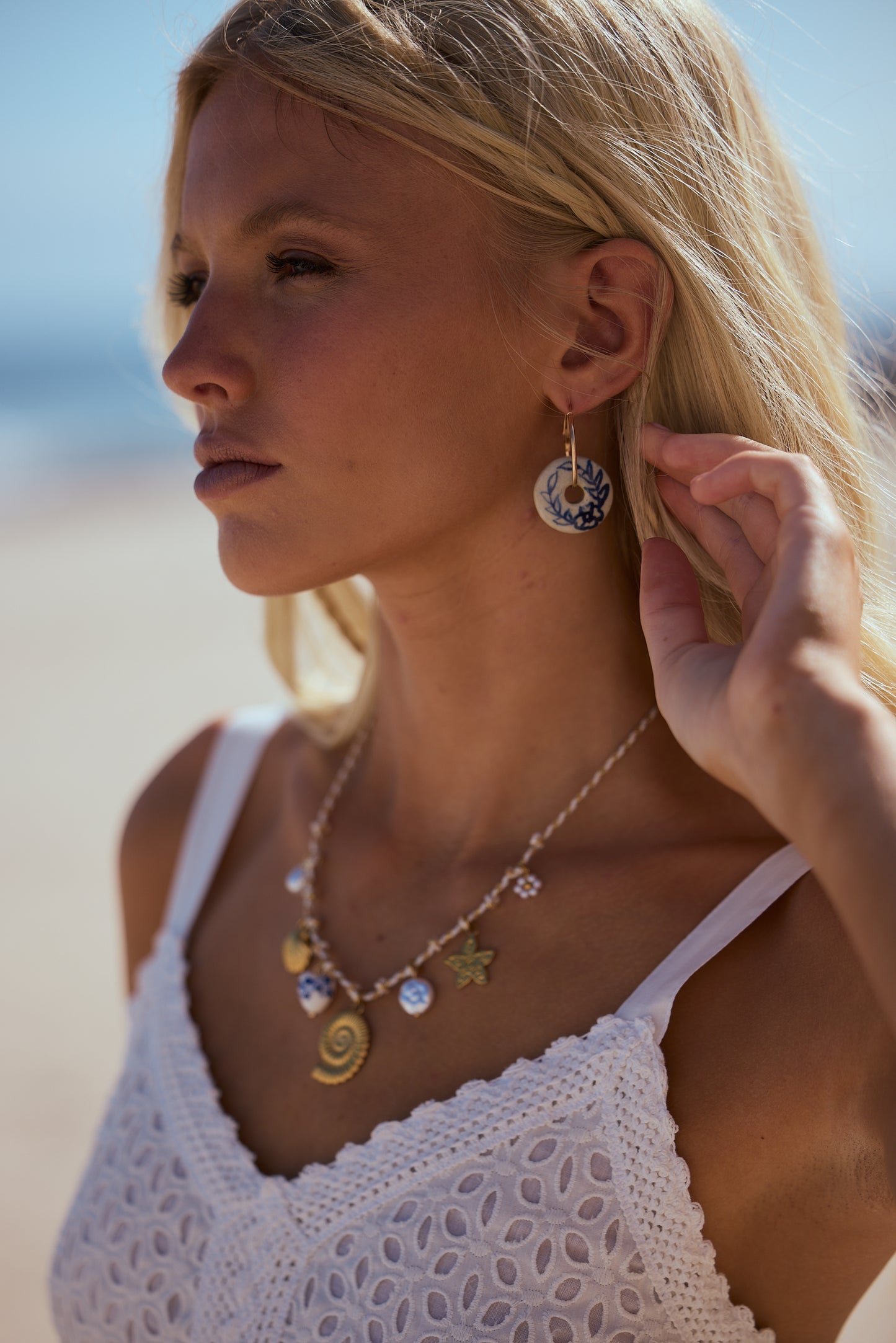 Blue Sorrento Earrings | Holiday Life Earrings | Women’s Jewellery Online | Gretel Lane