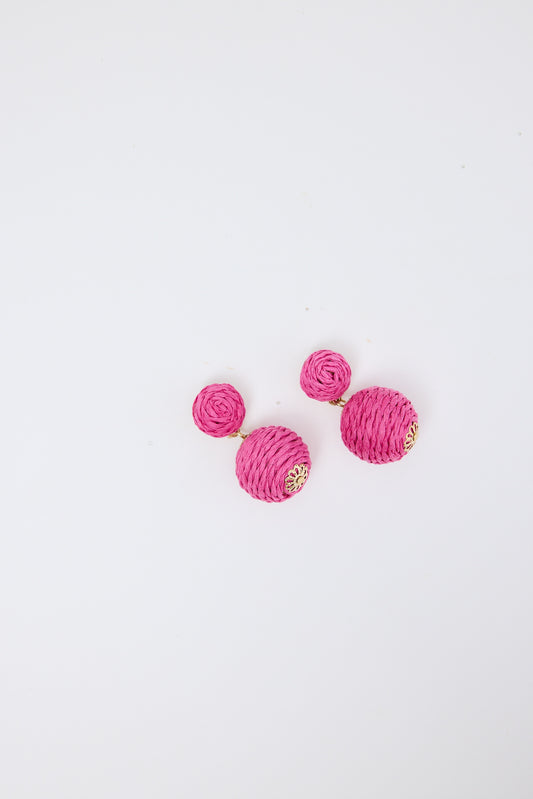 Ophilia Earrings (Hot Pink)