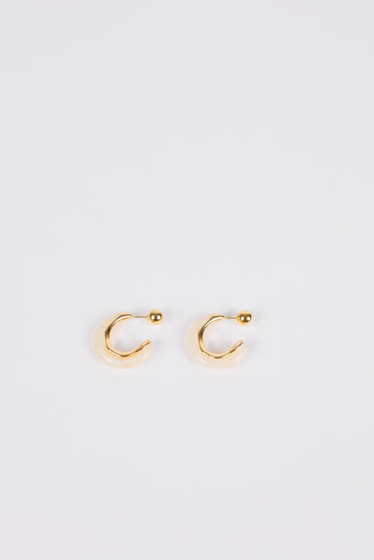 Liana Earrings (White)