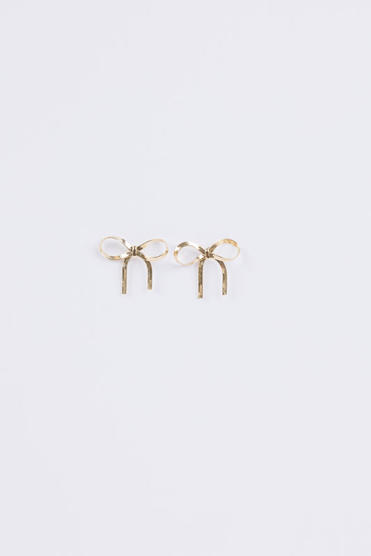 Bow Earrings (Gold)