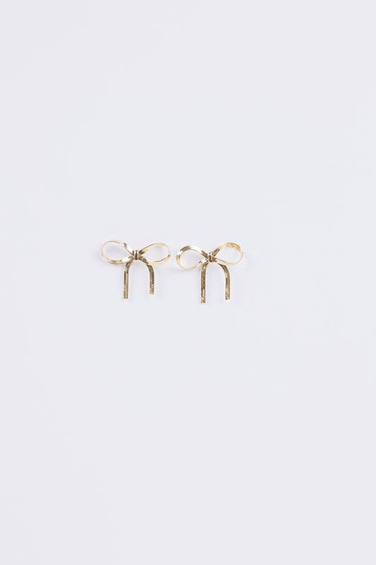 Bow Earrings (Gold)