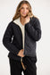 Home Love Ellis Reversible Puffer Jacket in Black with Cream | Women's Jackets | Gretel Lane