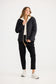 Home Love Ellis Reversible Puffer Jacket in Black with Cream | Women's Jackets | Gretel Lane