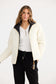 Home Love Ellis Reversible Puffer Jacket in Black with Cream | Women's Jackets | Gretel Lane
