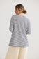 Home Love Sana Long Sleeve Top in Navy Stripe | Women's Clothing | Gretel Lane