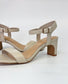 Diana Ferrari Hadeny Women's Heeled Sandal Cream Leather | Women's Footwear | Gretel Lane