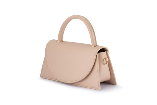 Hailey Top Handle Bag (Natural)