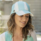Hannah Cloth Cap Aqua