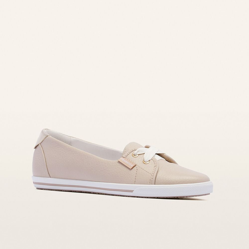 FRANKiE4 Hannah III Women's Slip-on Sneaker Natural Tumbled | Women's Shoes | Gretel Lane