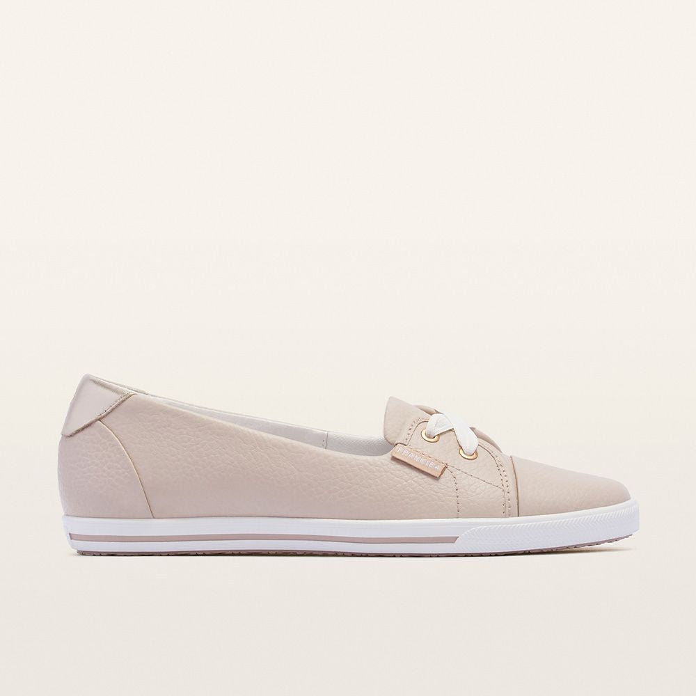 FRANKiE4 Hannah III Women's Slip-on Sneaker Natural Tumbled | Women's Shoes | Gretel Lane