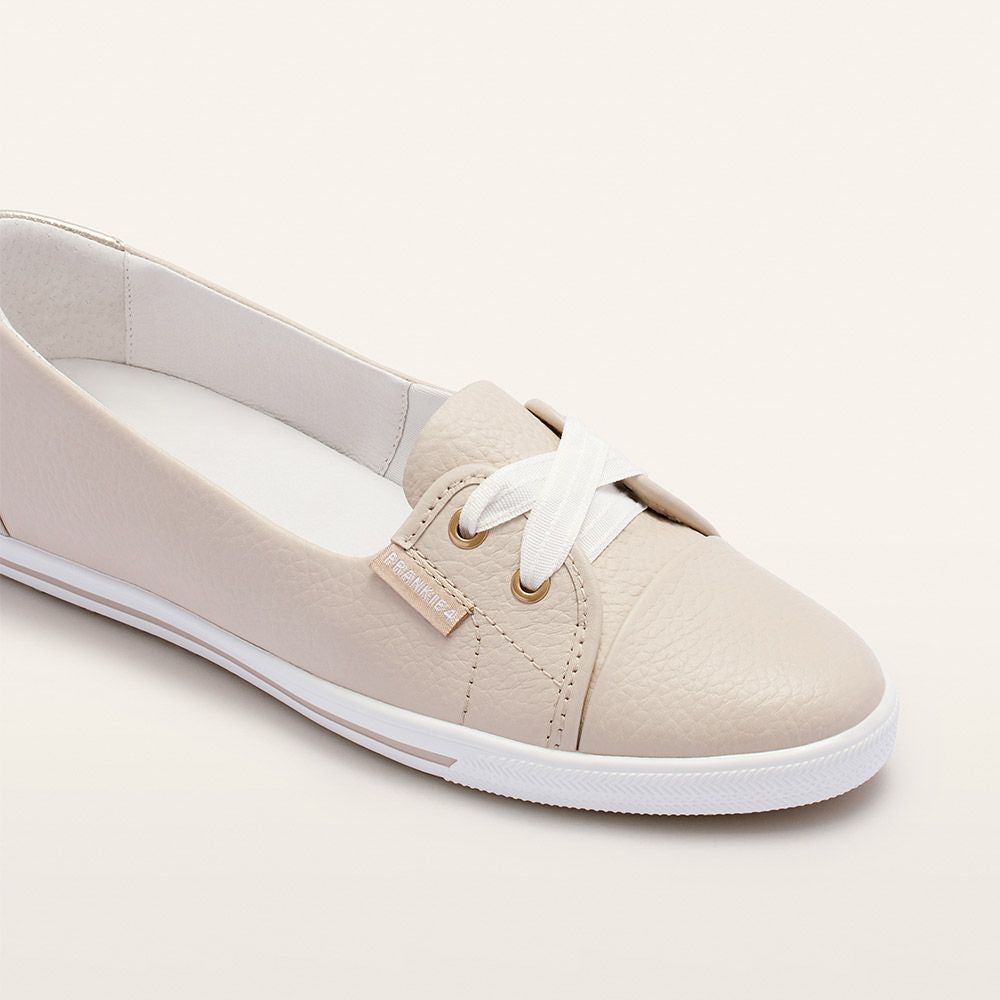 FRANKiE4 Hannah III Women's Slip-on Sneaker Natural Tumbled | Women's Shoes | Gretel Lane