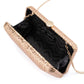 Women's Rose Gold Olga Berg Hannah Textured Clutch | Gretel Lane