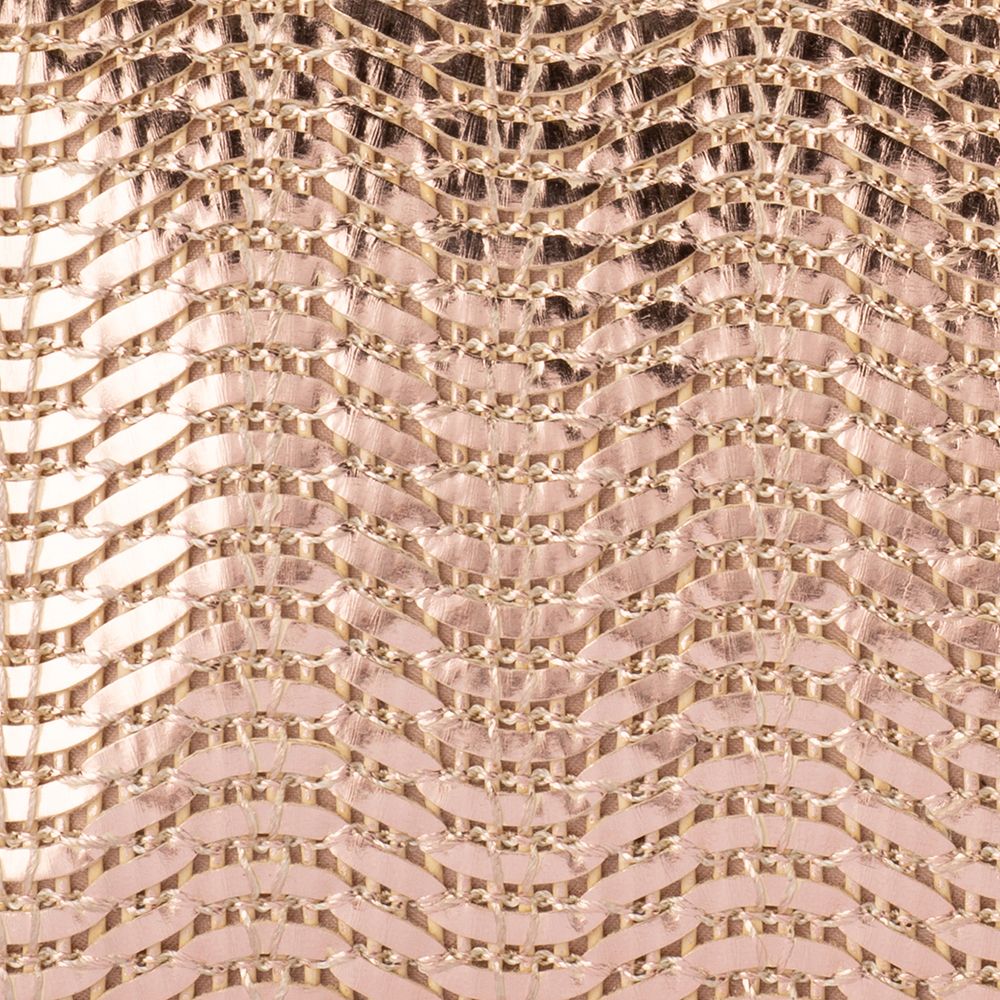 Women's Rose Gold Olga Berg Hannah Textured Clutch | Gretel Lane