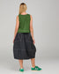 Hara Sleeveless Green Top with Pink Stitching | Women's Clothing | Gretel Lane
