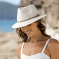 Havana Short Brim Fedora (Ivory) - TM571