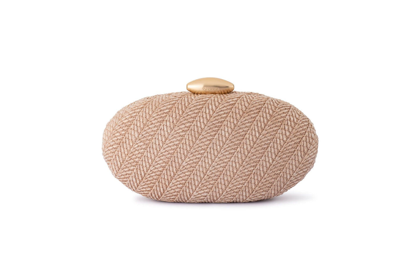 Josie Woven Clutch (Pink)