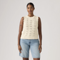 Levi's Women's Cream Crochet Tank Top | Gretel Lane