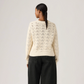 Levi's Women's Cotton Knit Sweater in Cream | Gretel Lane