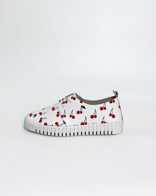 Huskies (Cherry Print) | Womens Shoes Online | Gretel Lane