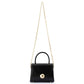 Olga Berg Top Handle Black Bag | Gretel Lane