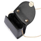 Olga Berg Top Handle Black Bag | Gretel Lane