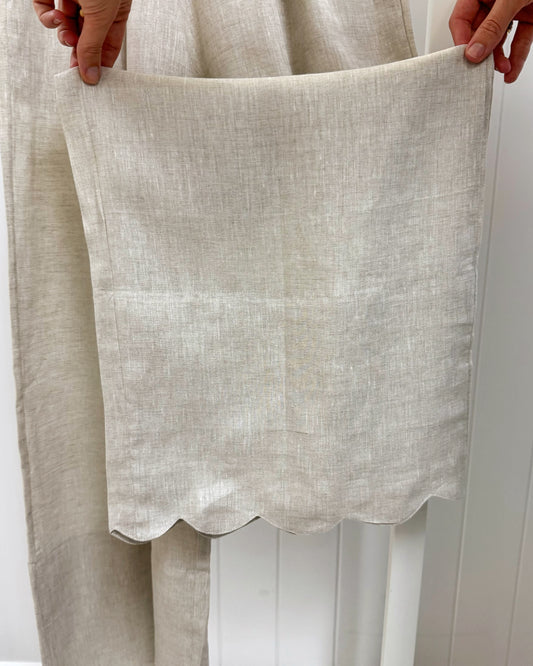 Brodie Pants (Sand Linen)