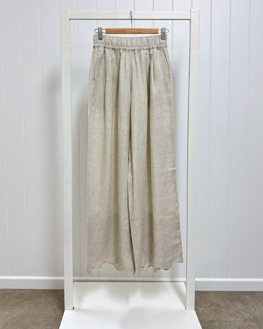 Brodie Pants (Sand Linen)