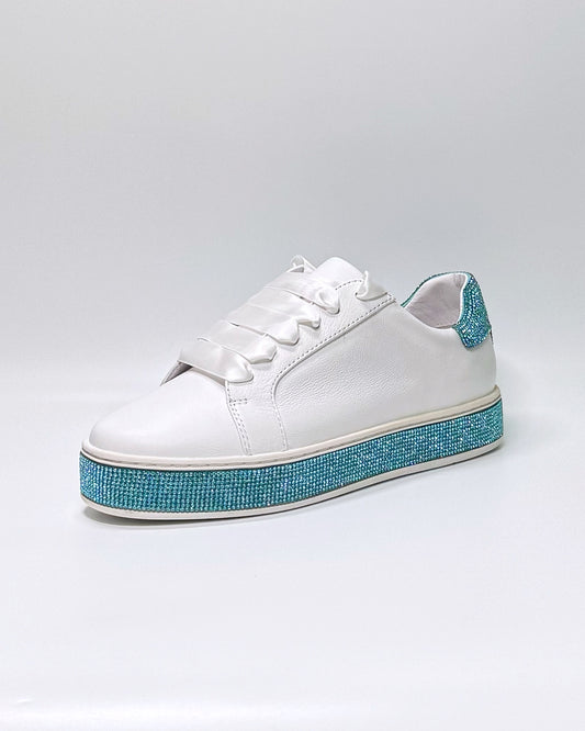 Pluma (White/Aqua)