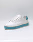 Pluma (White/Aqua)