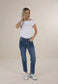 Humidity Women's Straight 7/8 Mid Blue Idol Jean | Gretel Lane