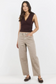 Stories Be Told Idolise Stretch Soft Barrel Leg Jean Taupe | Women's Jeans | Gretel Lane