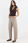 Stories Be Told Idolise Stretch Soft Barrel Leg Jean Taupe | Women's Jeans | Gretel Lane