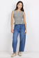 Among The Brave Impulsive Shirred Sleeveless Top Khaki Mini Gingham | Women's Clothing | Gretel Lane