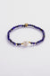 Zafino Indigo Fine Bead Stretch Bracelet Navy | Women's Jewellery | Gretel Lane