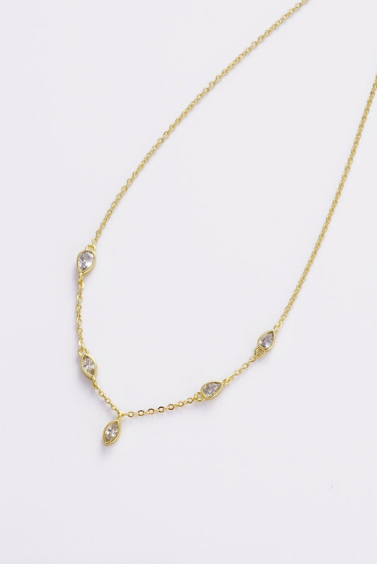 Zafino Ingrid Diamond-inspired Necklace Gold | Women's Jewellery | Gretel Lane
