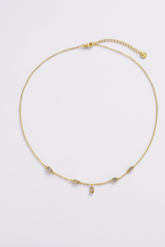 Zafino Ingrid Diamond-inspired Necklace Gold | Women's Jewellery | Gretel Lane