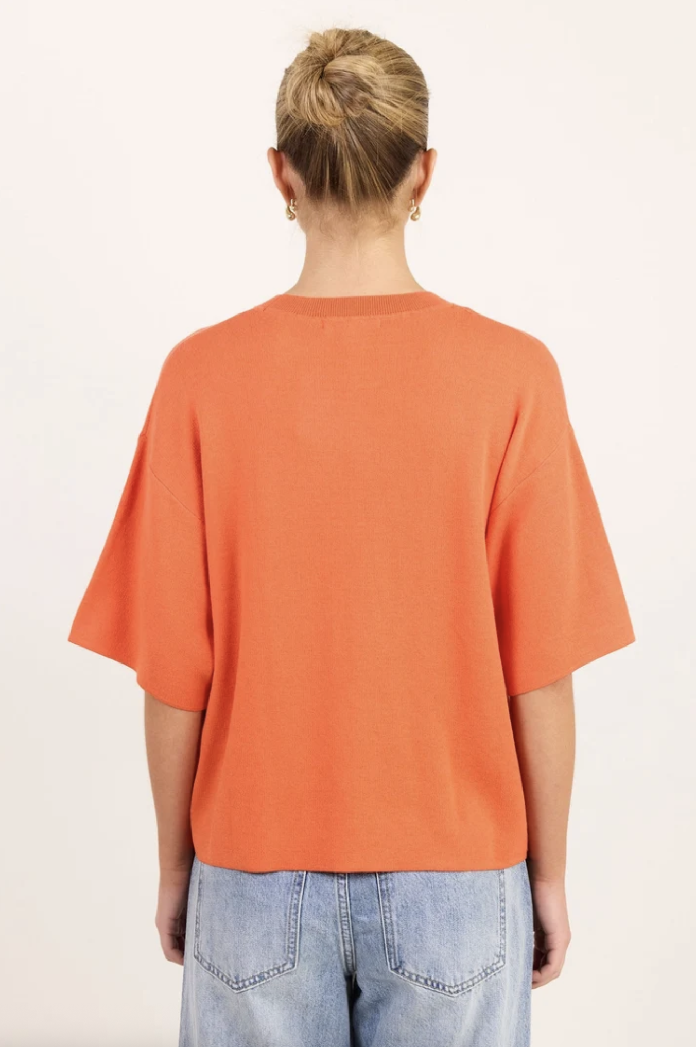Stories Be Told Intrepid Relaxed Knit Tee Blood Orange | Women's Clothing | Gretel Lane