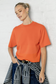 Stories Be Told Intrepid Relaxed Knit Tee Blood Orange | Women's Clothing | Gretel Lane