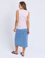 Iris Stripe Tank (White/Rose Stripe)