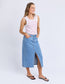 Iris Stripe Tank (White/Rose Stripe)