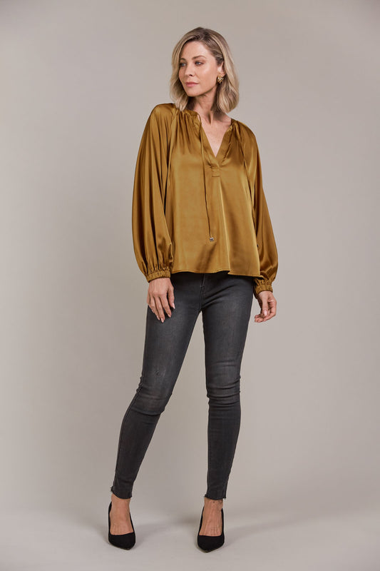 Ivy Blouse (Tobacco)